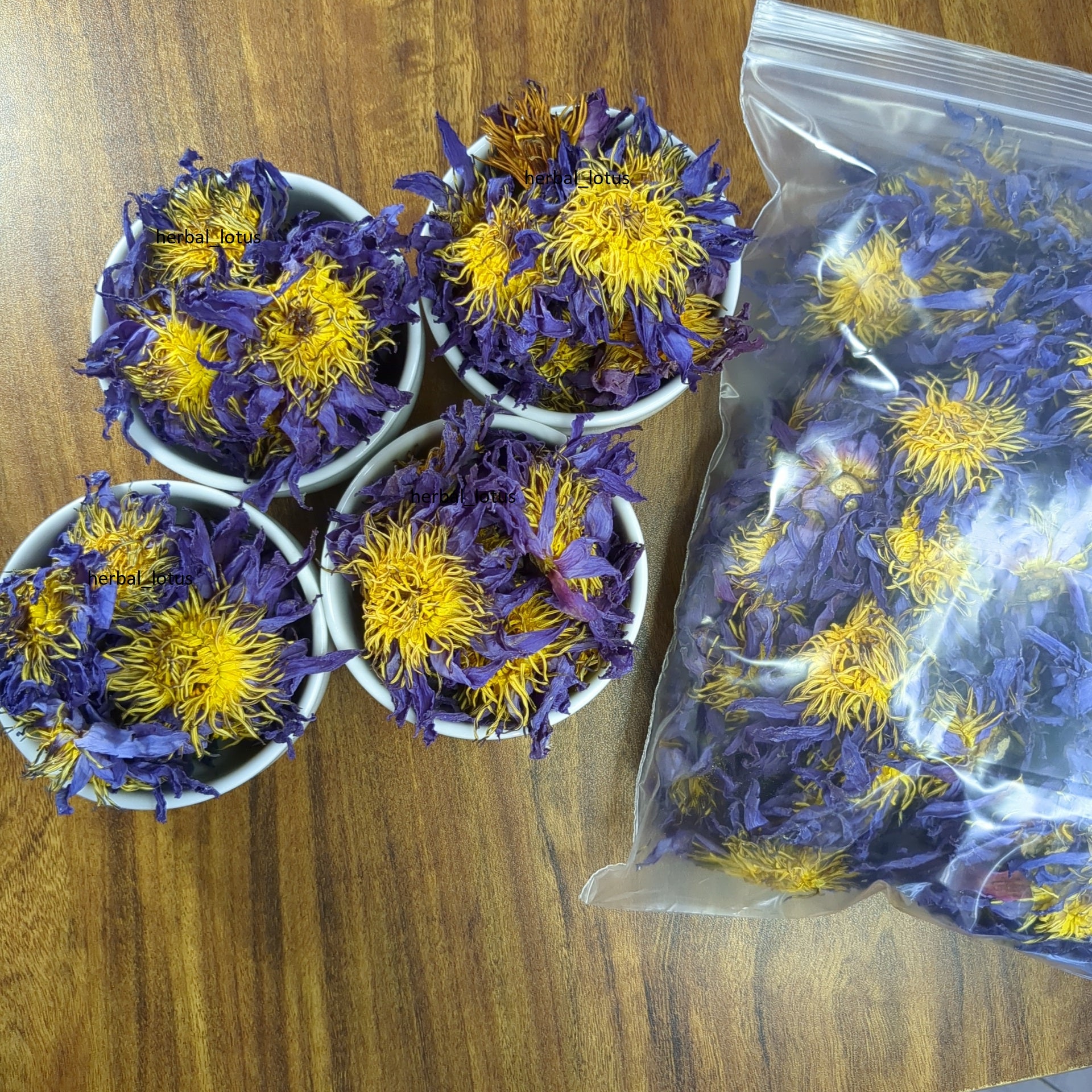 Blue Lotus Flower Dried Nymphaea Caerulea | Ceylon Natural Organic Blue Tea | Lucid Dream Herbal Tea