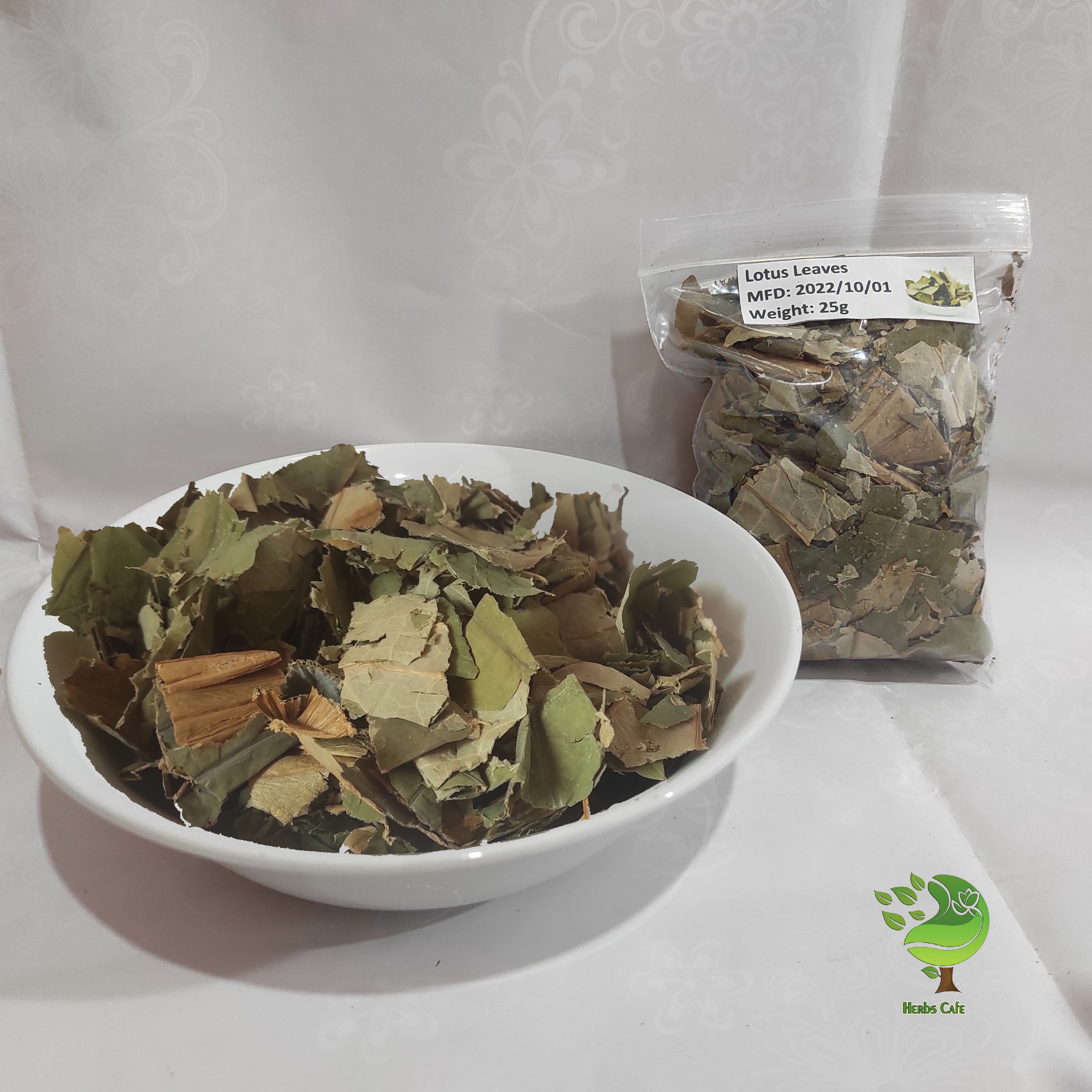 Dried Lotus Leaves| Nelumbo nucifera| Water Lily| Ceylon Natural Organic Ayurvedic Herbal Tea